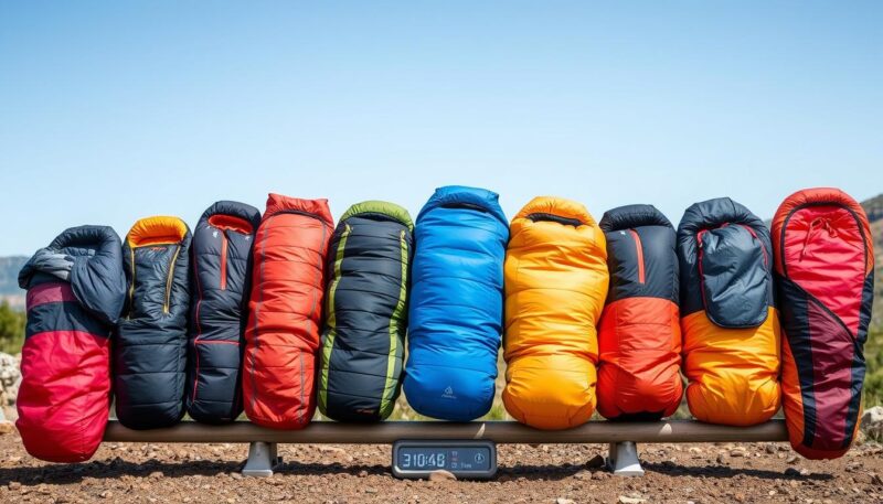 typical weights for different types of sleeping bags